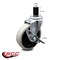 Service Caster 4 Inch Thermoplastic Rubber Wheel 1-1/2 Inch Expanding Stem Caster with Brake SCC-EX05S410-TPRS-SLB-112 - alternate 2